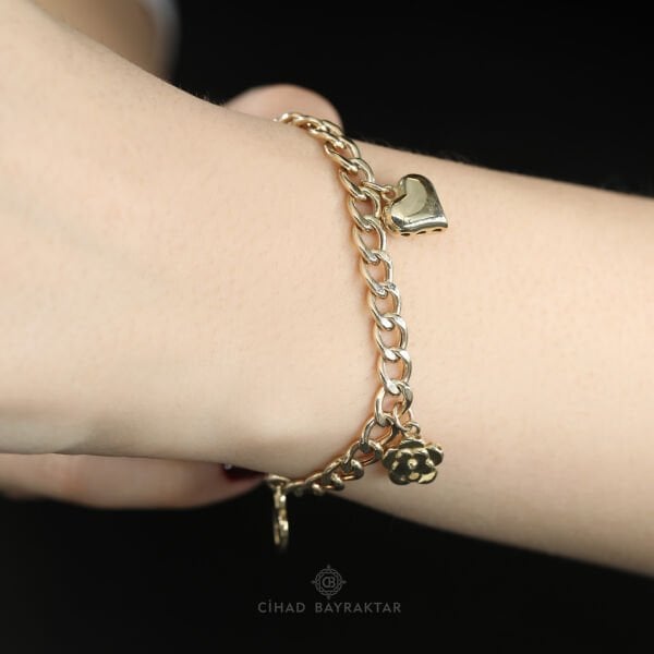 Figürlü Altın Bileklik