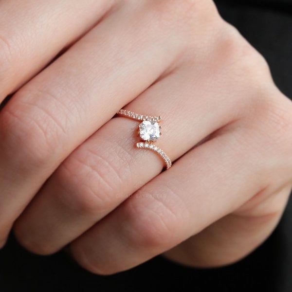 Tektaş Fantezi Altın Yüzük