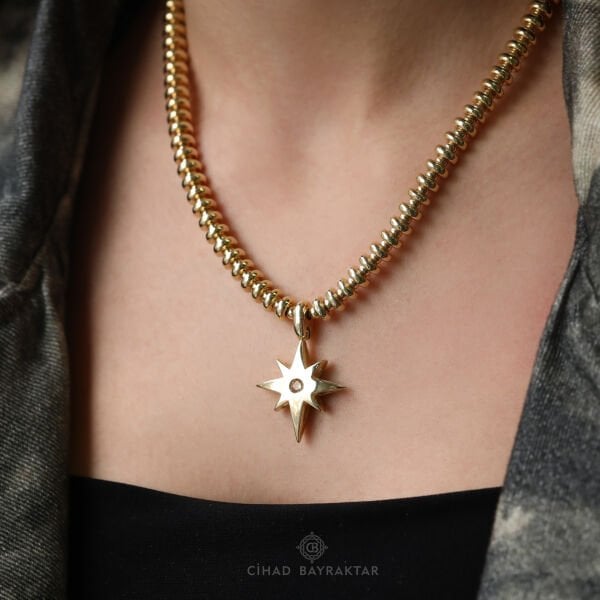 Cetaş Polaris Altın Kolye