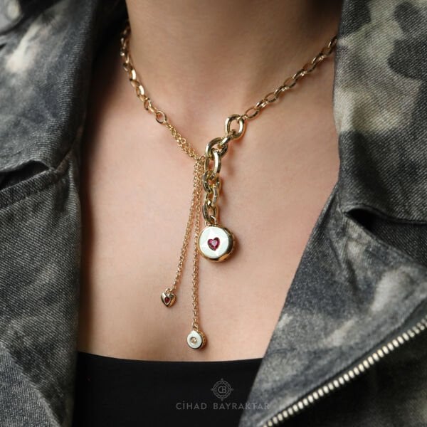 Cetaş Kozmos Altın Kolye