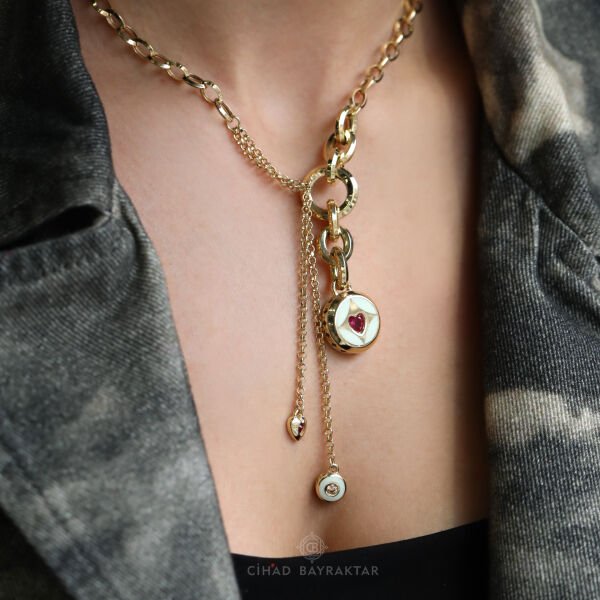 Cetaş Kozmos Altın Kolye