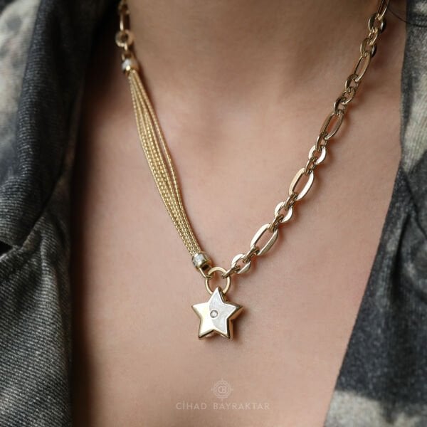 Cetaş Polaris Altın Kolye