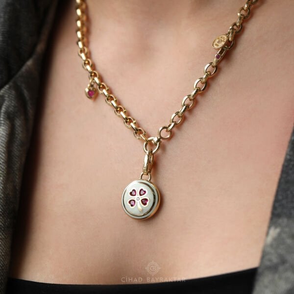 Cetaş Gold Luck Altın Kolye