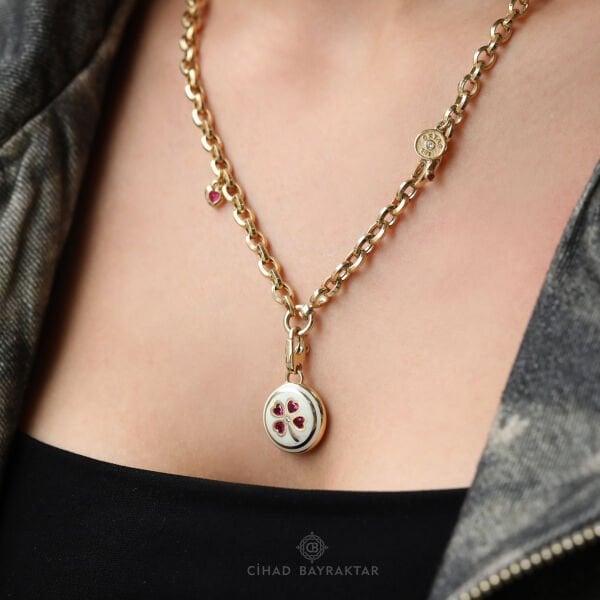 Cetaş Gold Luck Altın Kolye