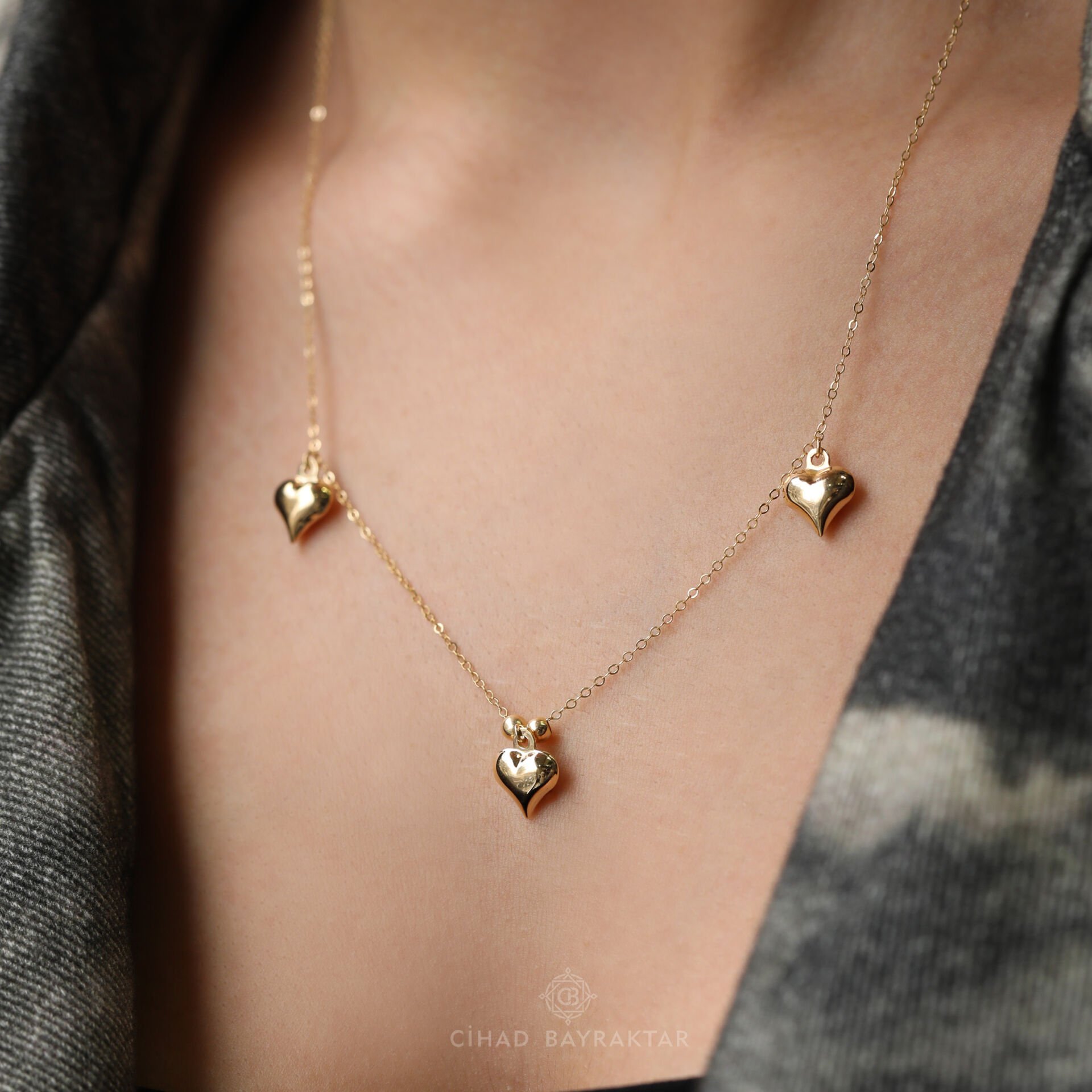 Kalp Model Altın Kolye