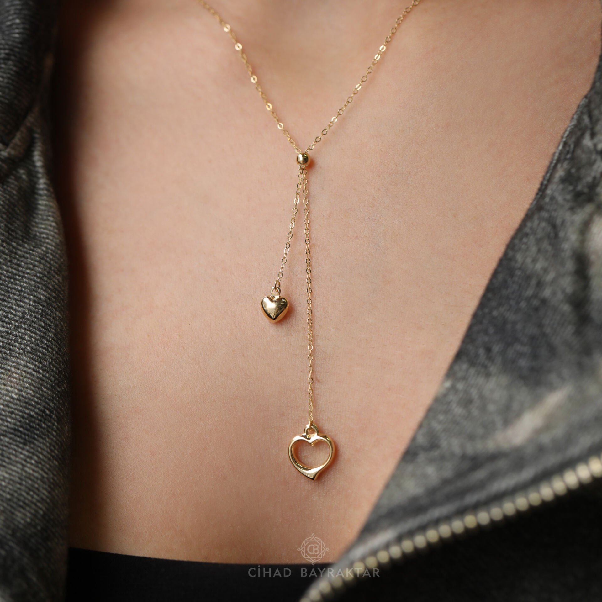 Kalp Model Altın Kolye