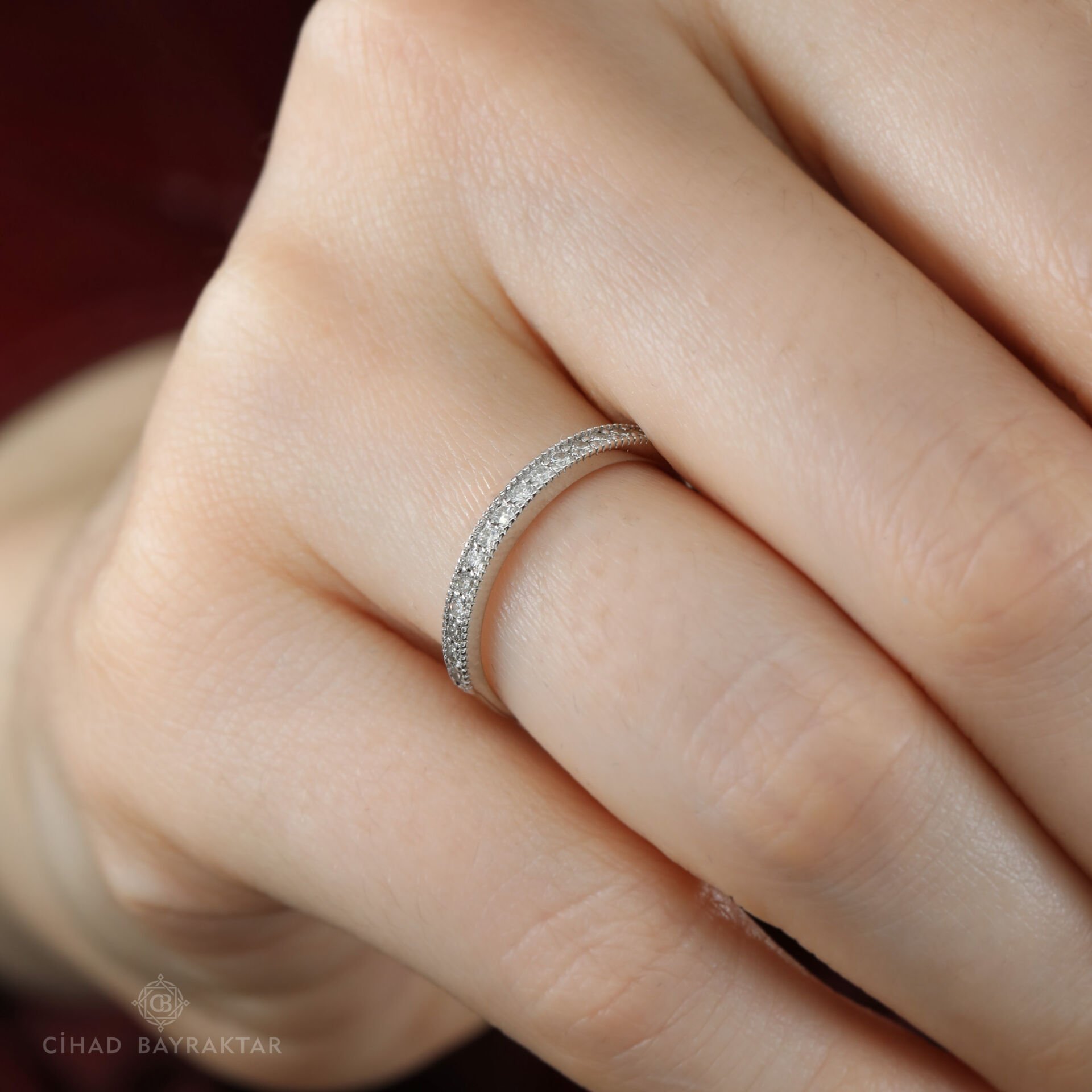 0,28 ct Pırlanta Yarım Tur Yüzük