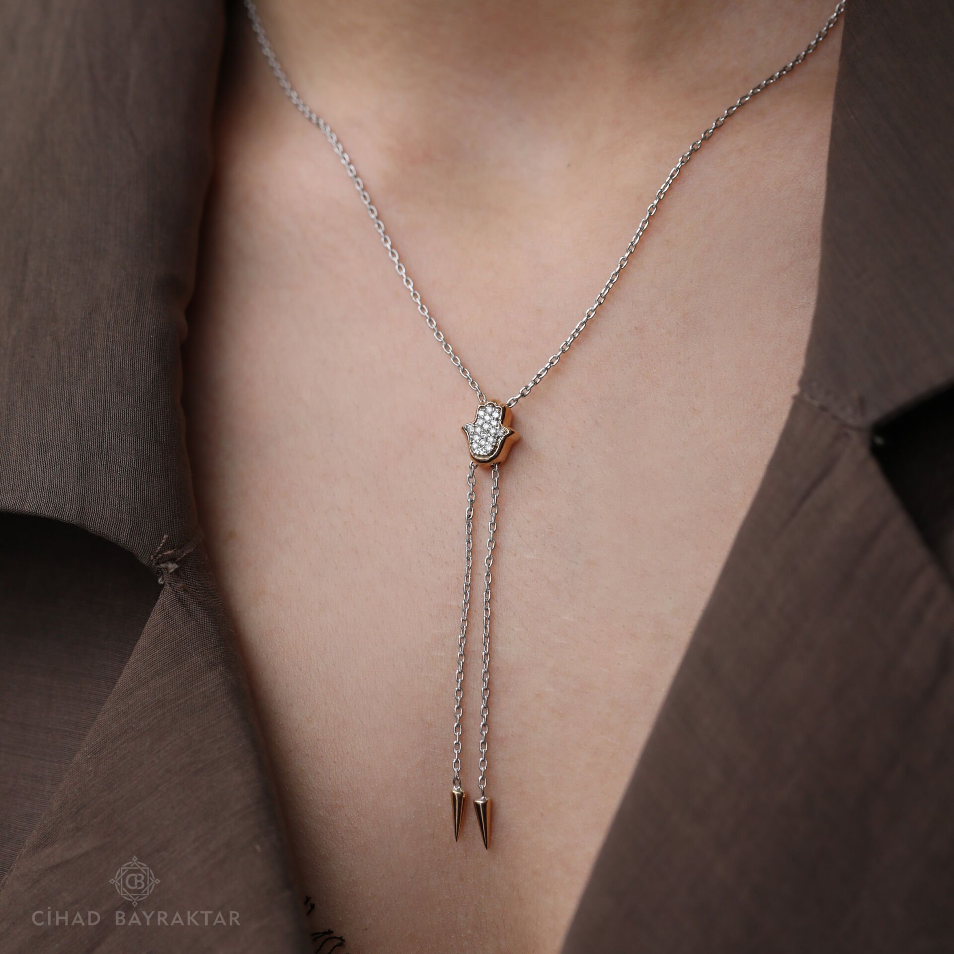 0,11 ct Pırlanta Kolye
