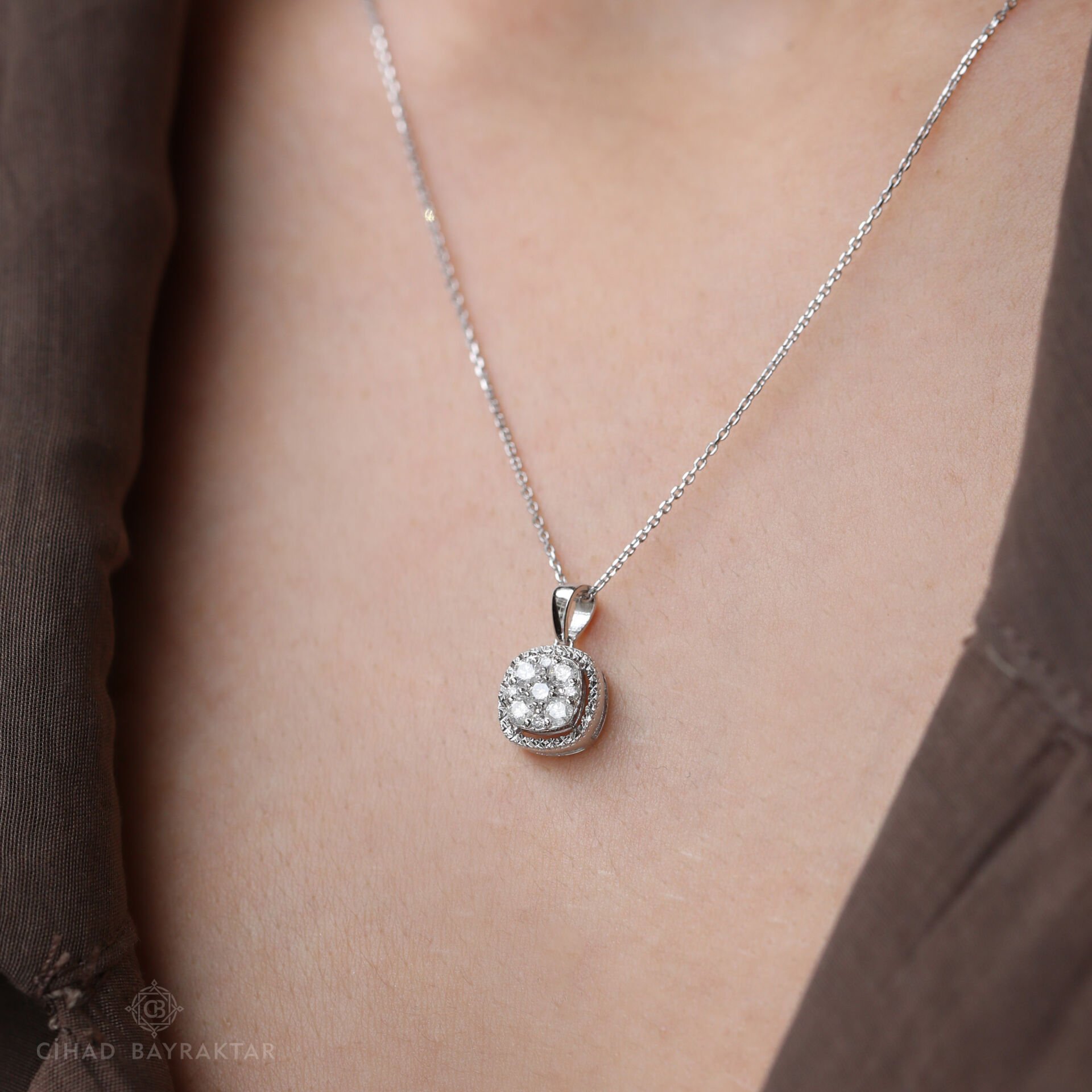 0,25 ct Pırlanta Kolye