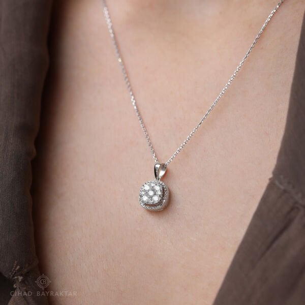 0,25 ct Pırlanta Kolye