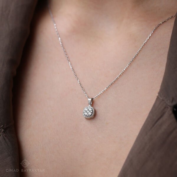 0,16 ct Pırlanta Kolye