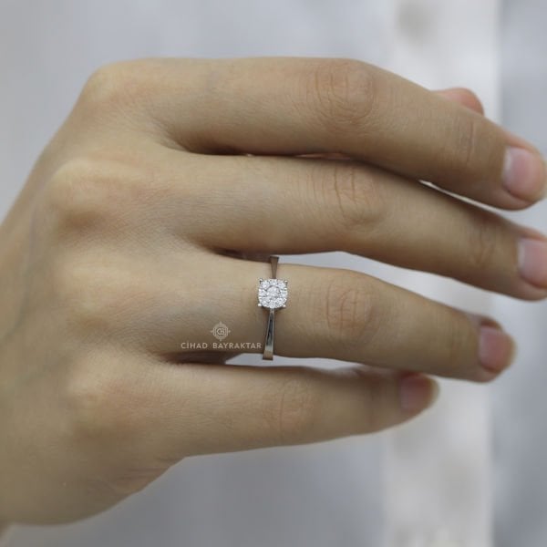 0,19 ct Pırlanta Yüzük