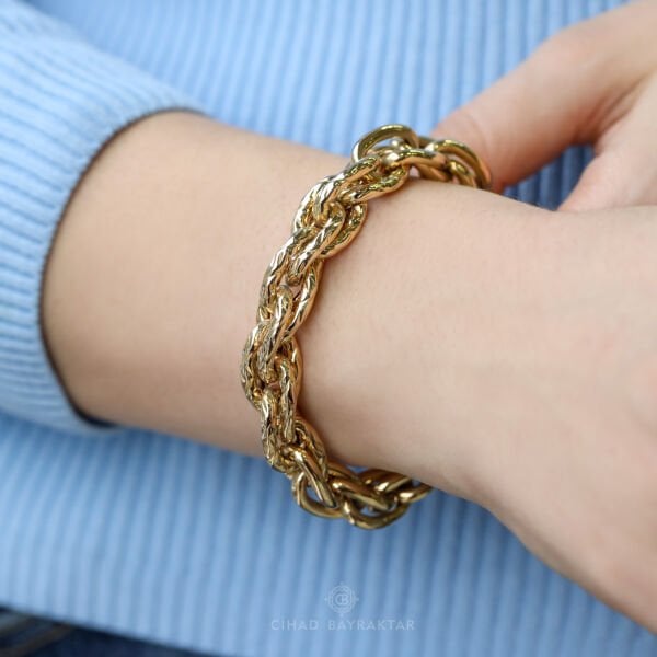 Hallow Altın Bileklik