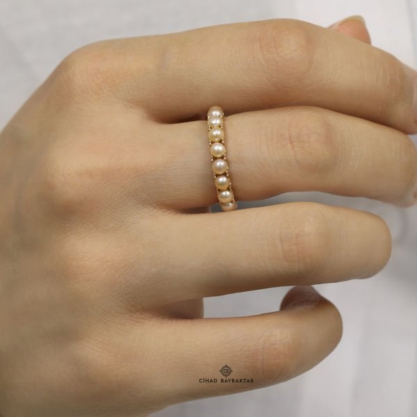 İnci Rose  Altın Yüzük