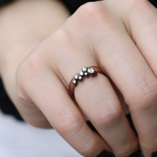 0,12 ct Minimal Elmas Yüzük