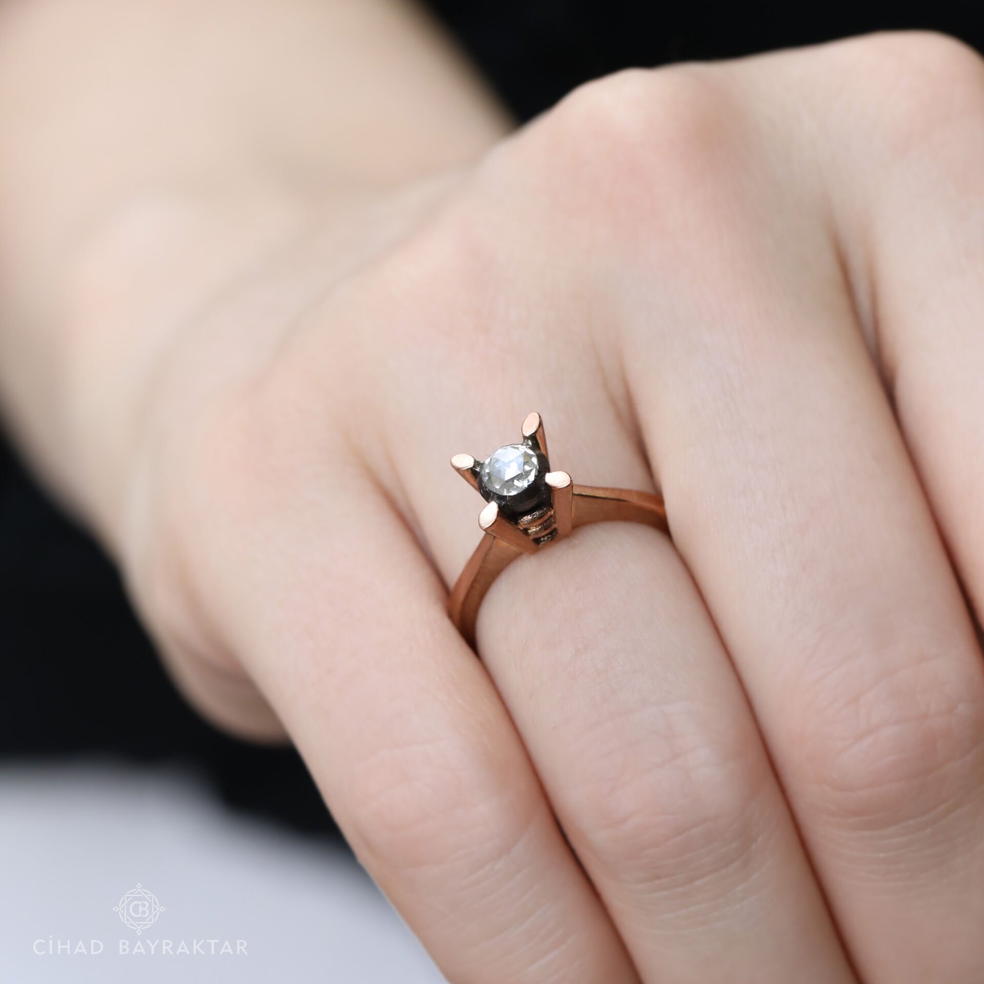 0,38 ct Elmas Tektaş Yüzük