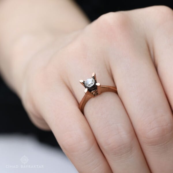 0,38 ct Elmas Tektaş Yüzük