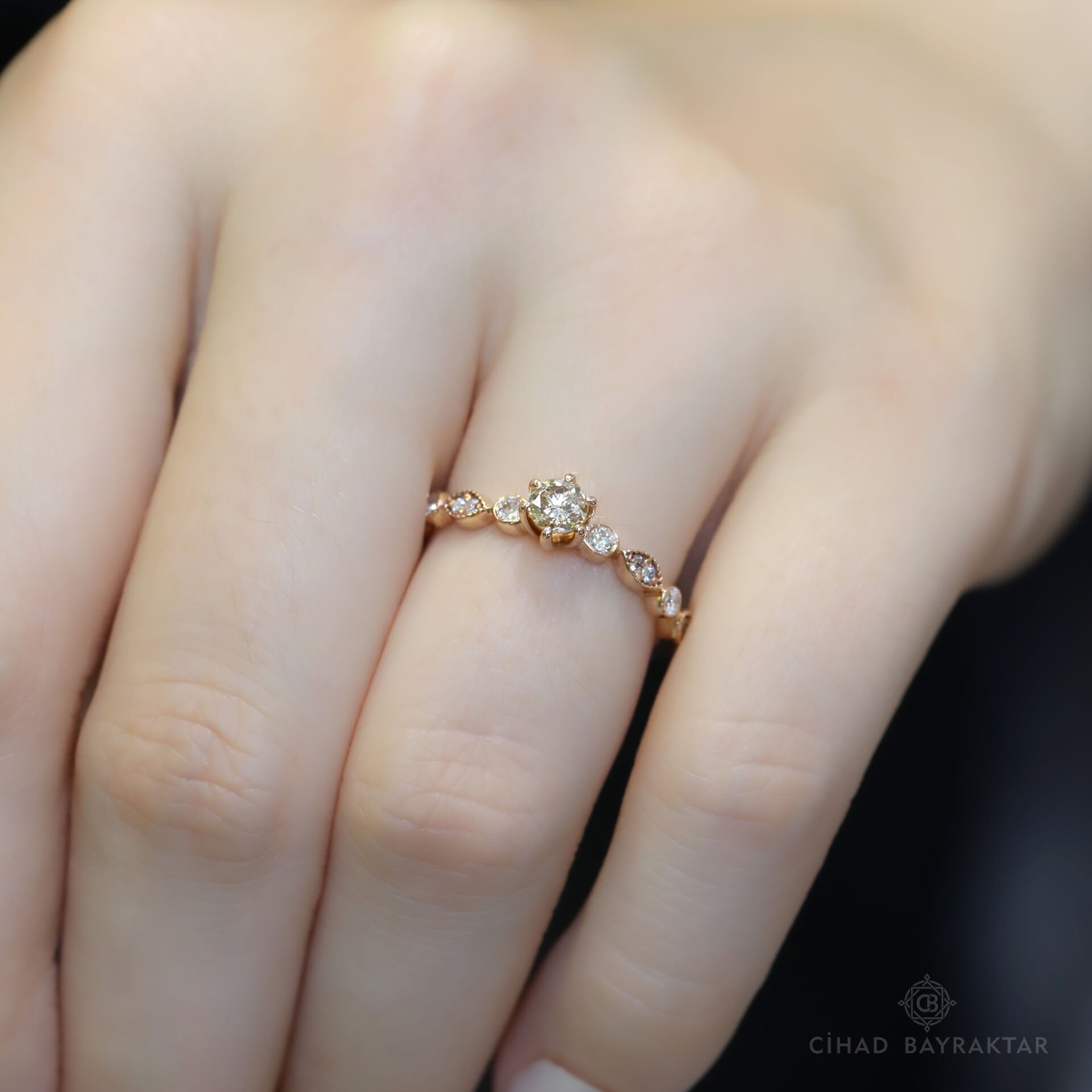 0.45 ct Pırlanta Rose Yüzük