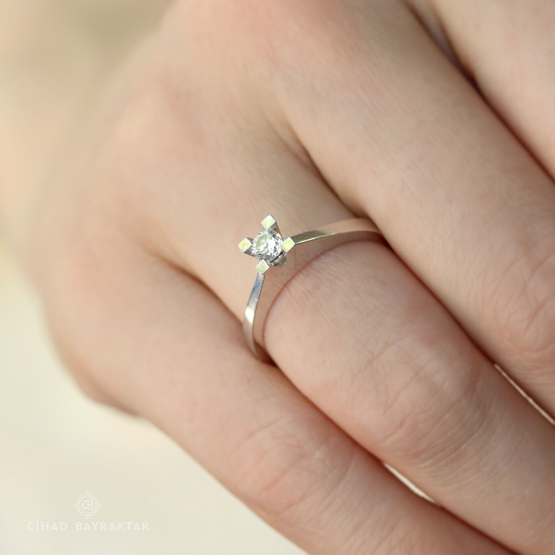 0,22 ct Pırlanta Tektaş Yüzük