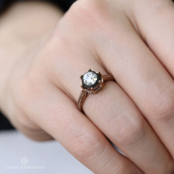 0,57 ct Elmas Tektaş Yüzük