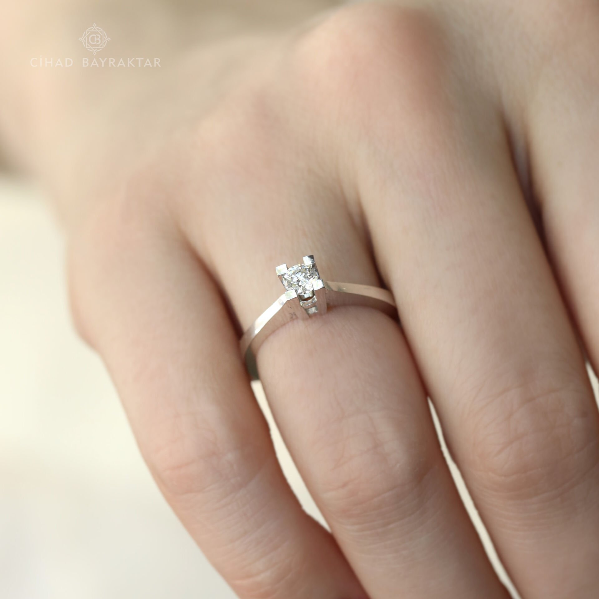 0,26 ct Pırlanta Tektaş Yüzük