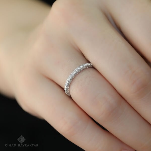 0.86 ct Pırlanta Tamtur Yüzük