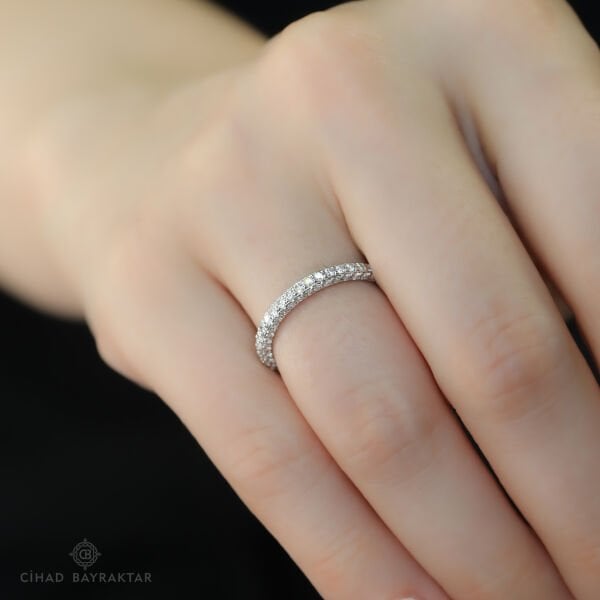 0.97 ct Pırlanta Tamtur Yüzük