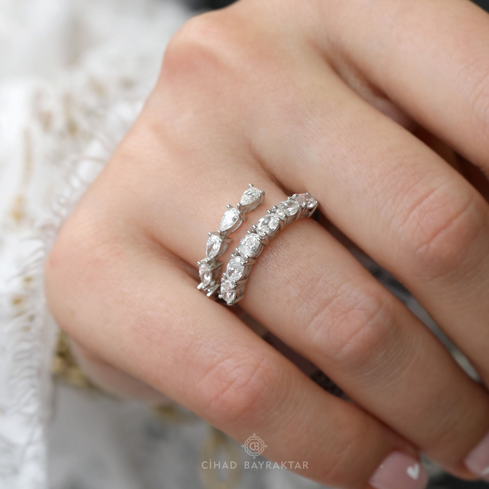 1,55 ct Pırlanta Flora Yüzük
