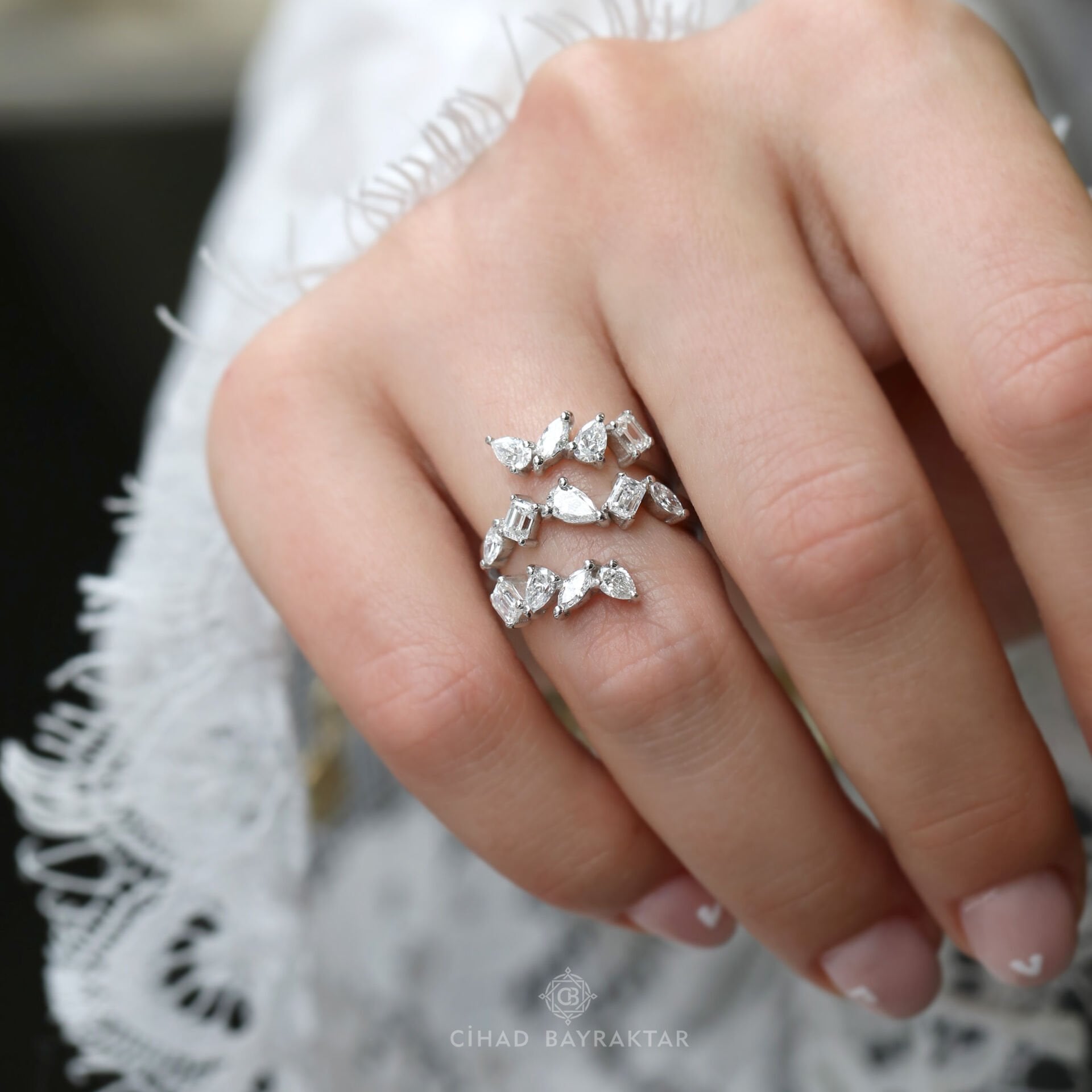 1,81 ct Pırlanta Flora Yüzük