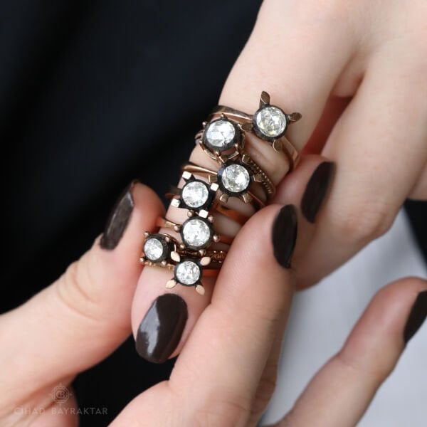 0,13 ct Elmas Tektaş Yüzük