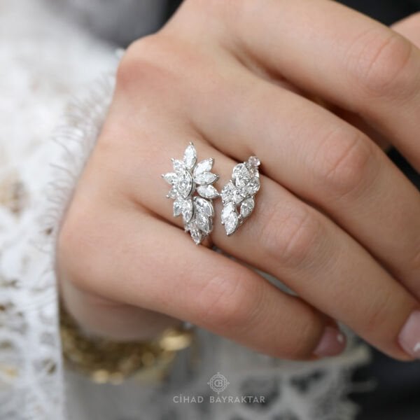 3,63 ct Pırlanta Flora Yüzük