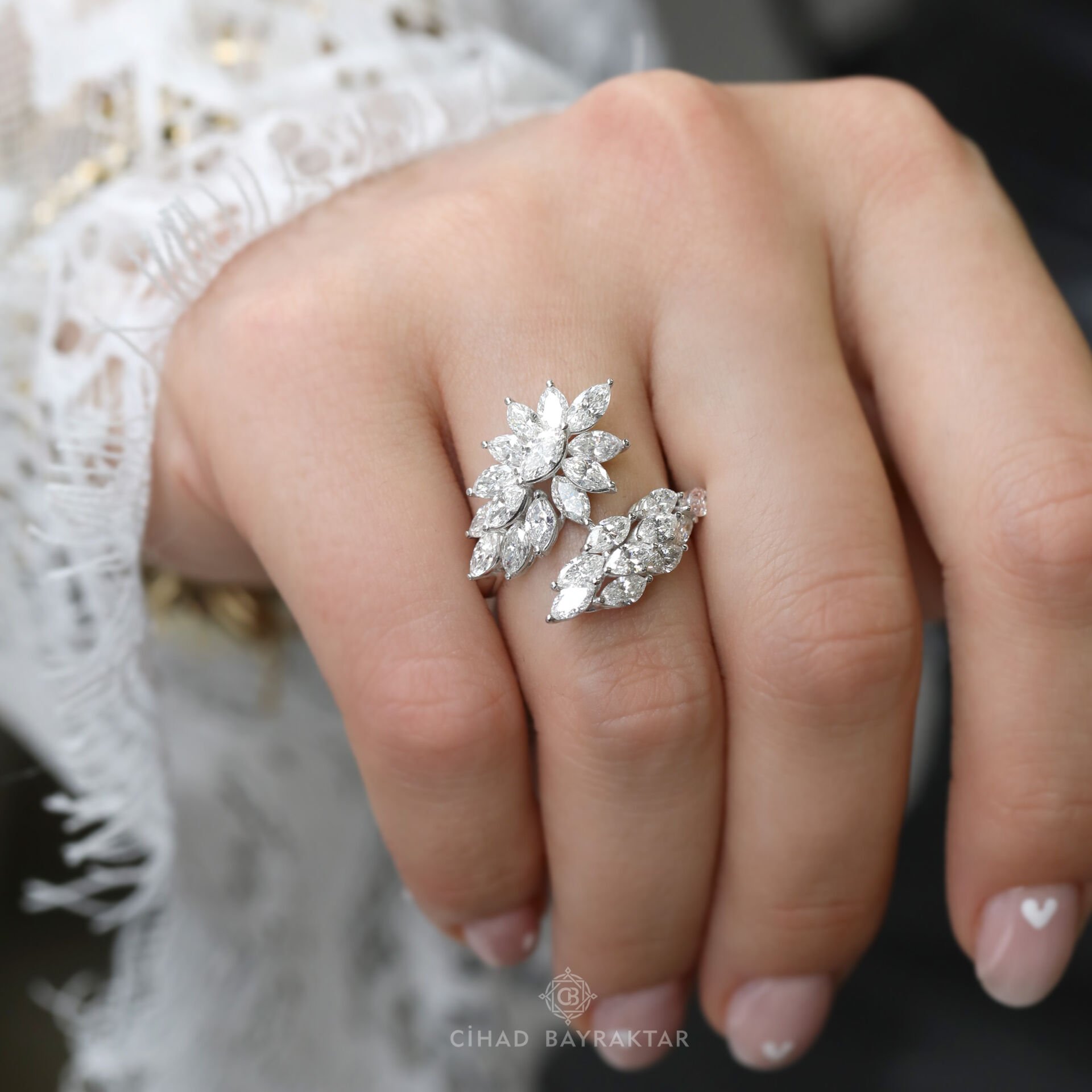 3,63 ct Pırlanta Flora Yüzük