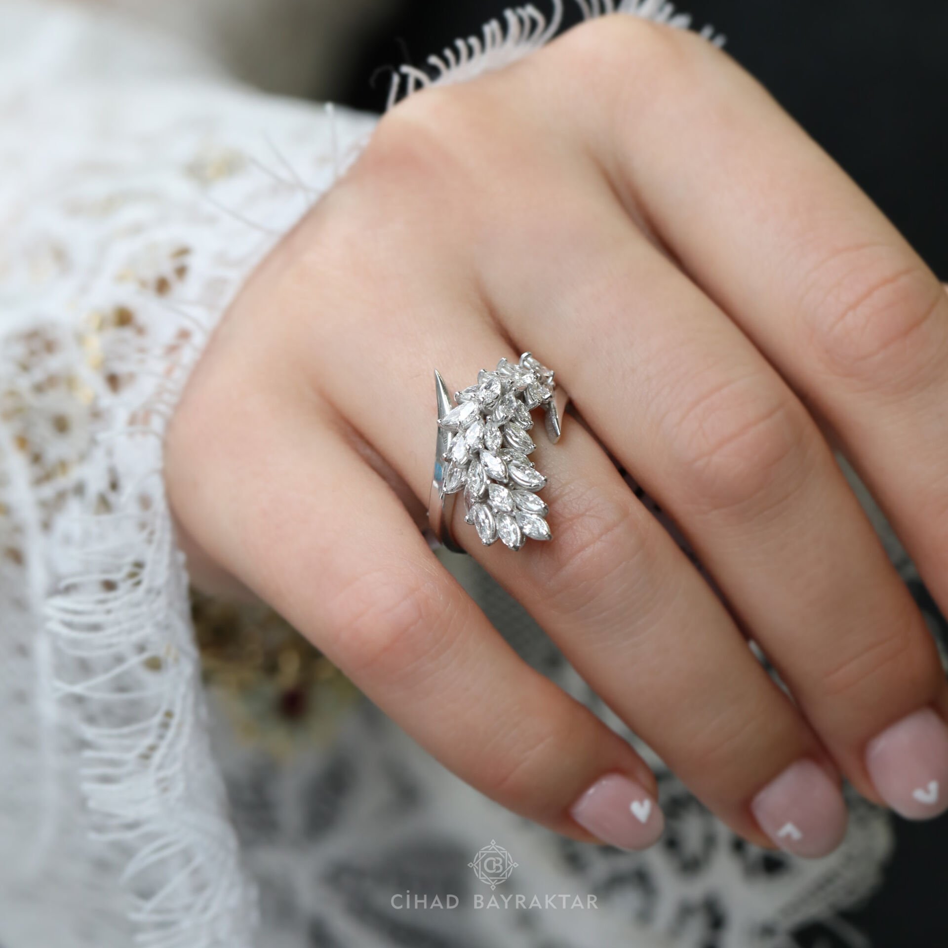1,95 ct Pırlanta Flora Yüzük