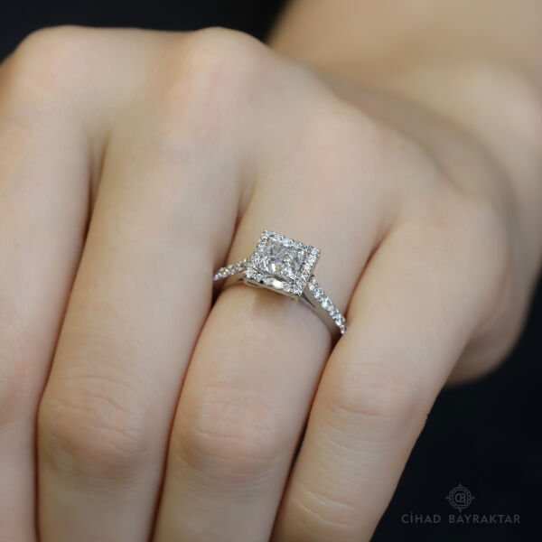 1.42 ct Pırlanta Prenses Yüzük