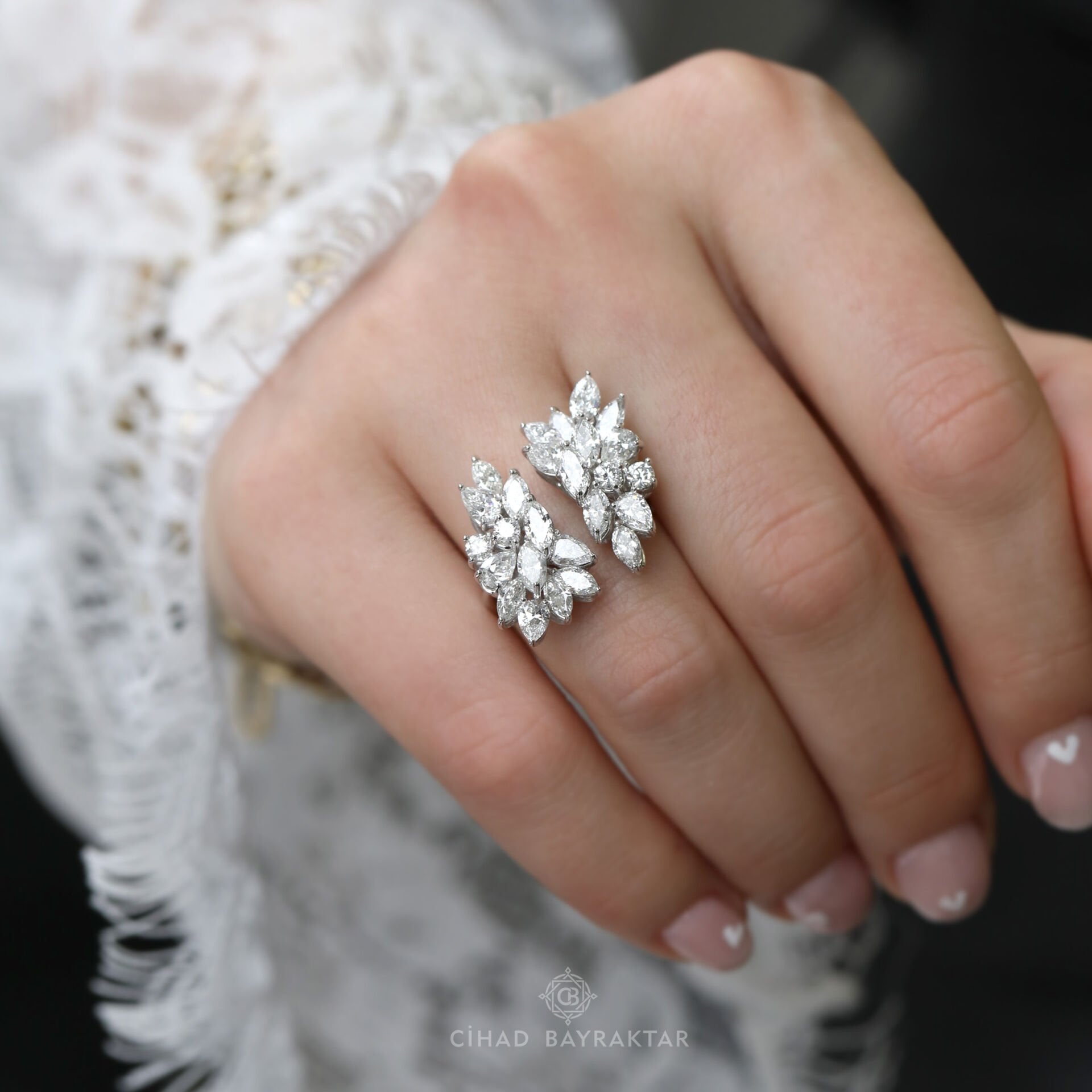 3,85 ct Pırlanta Flora Yüzük
