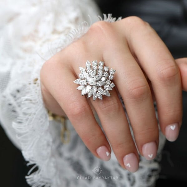 5,48 ct Pırlanta Flora Yüzük