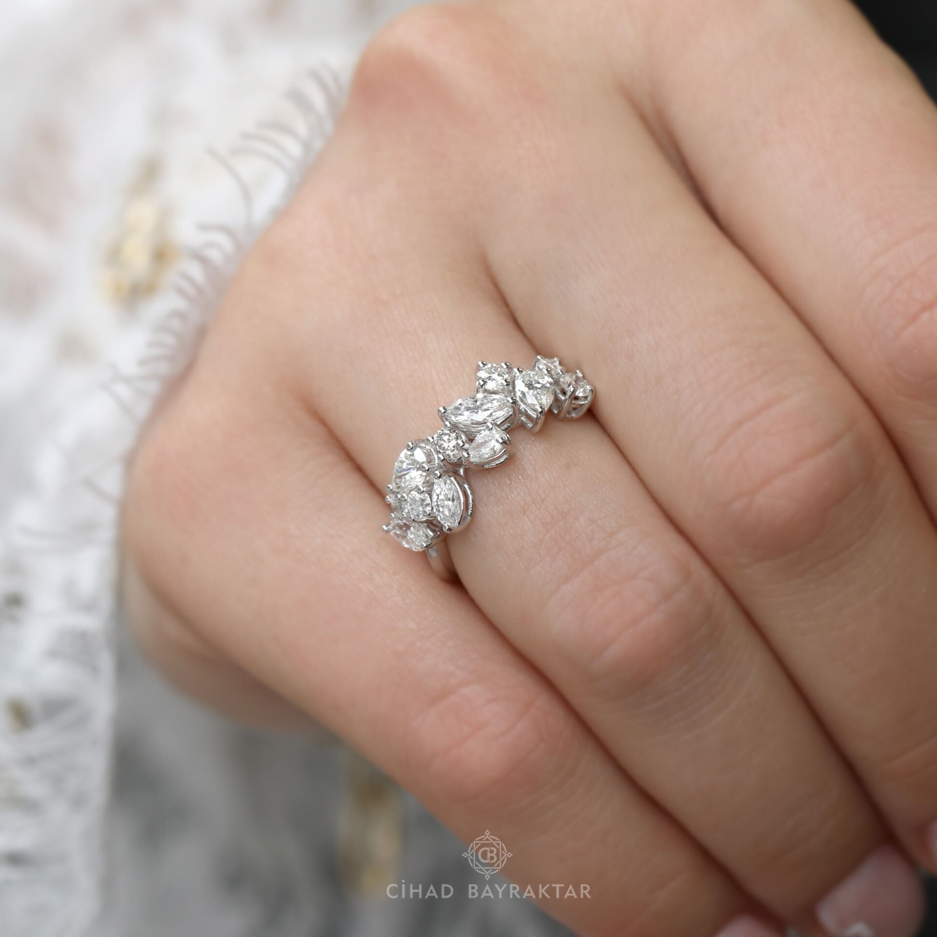 1,44 ct Pırlanta Flora Yüzük