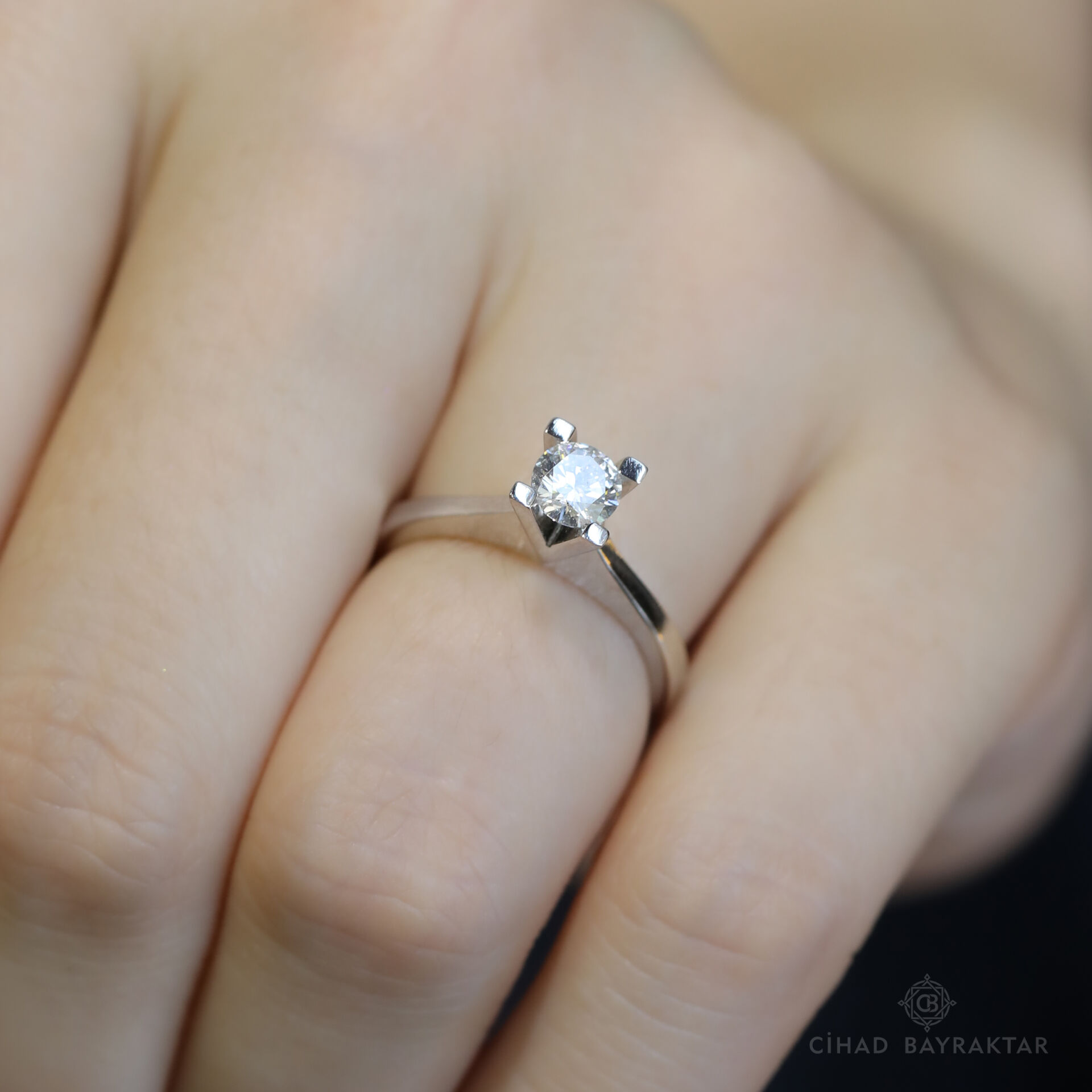 0.42 ct Pırlanta Tektaş Yüzük
