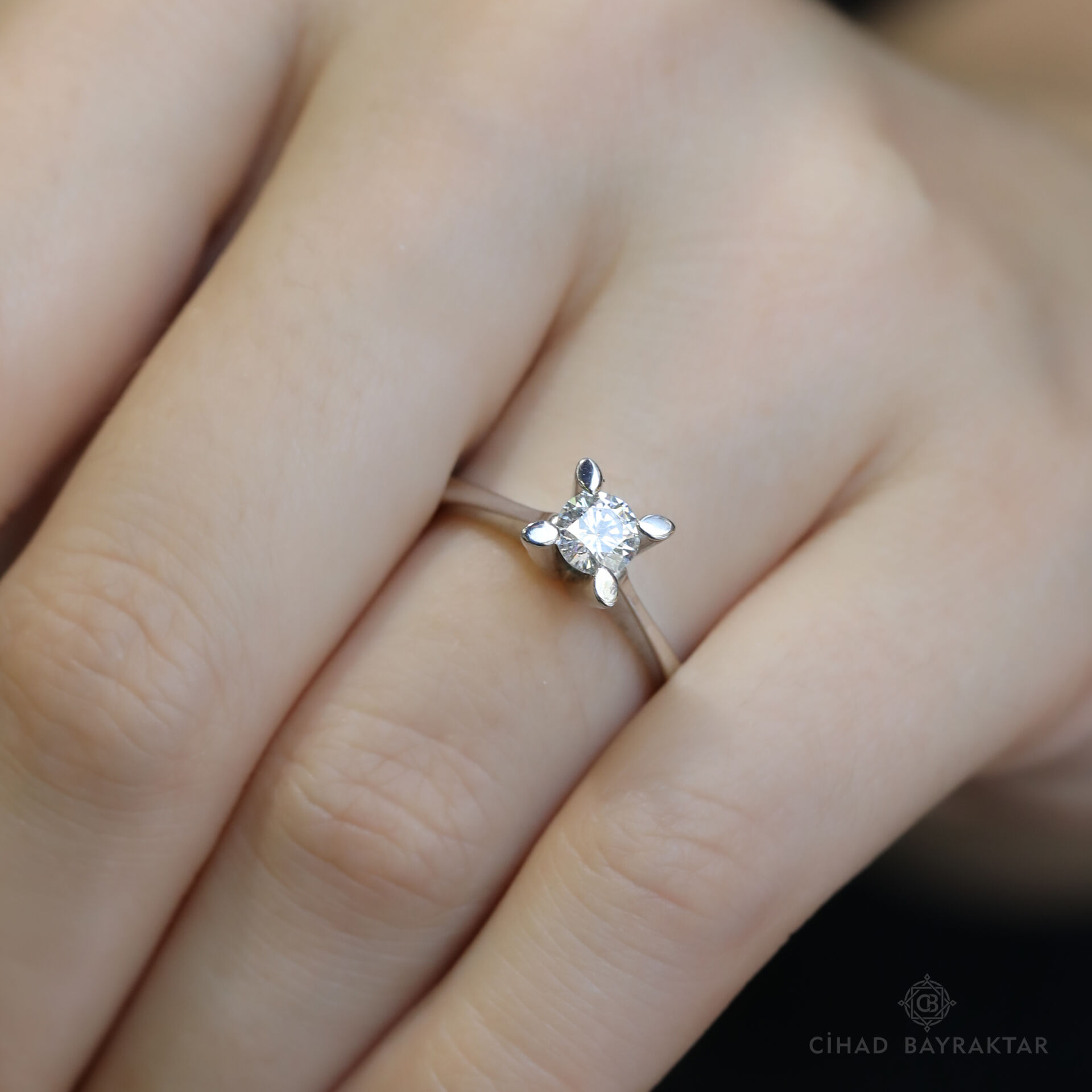 0.44 ct Pırlanta Tektaş Yüzük