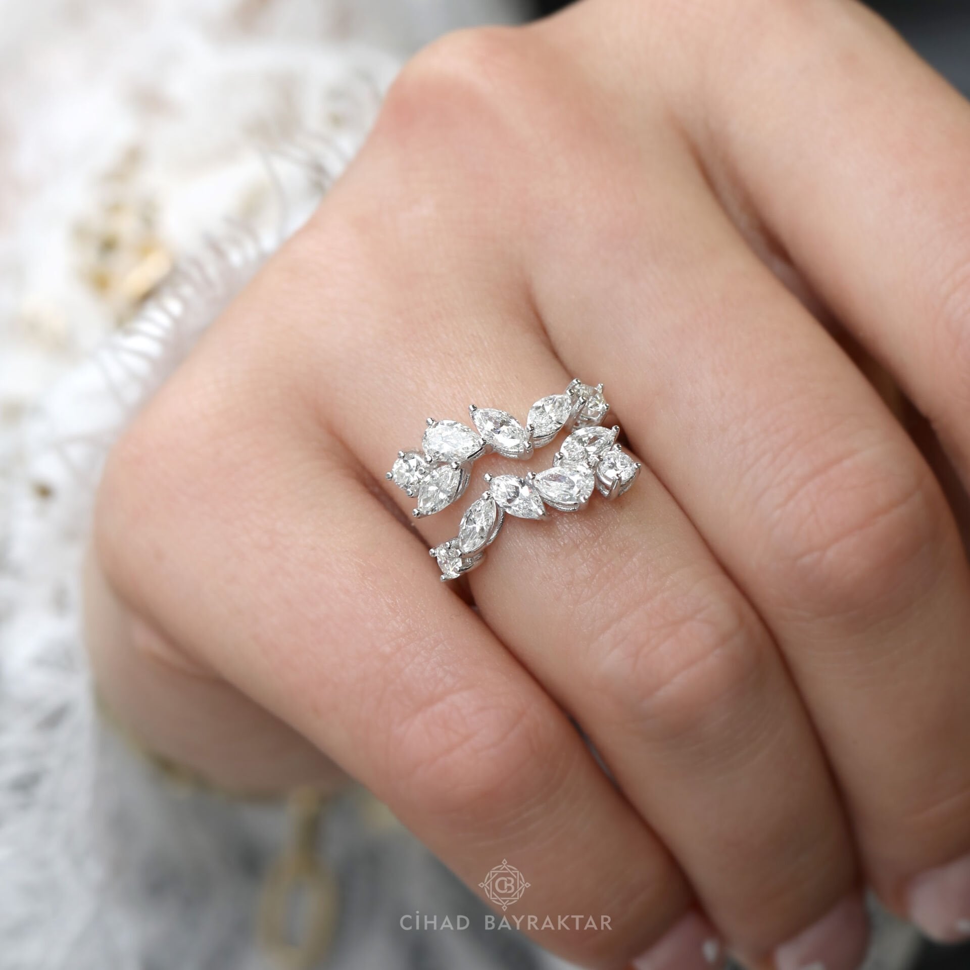 2,00 ct Pırlanta Flora Yüzük