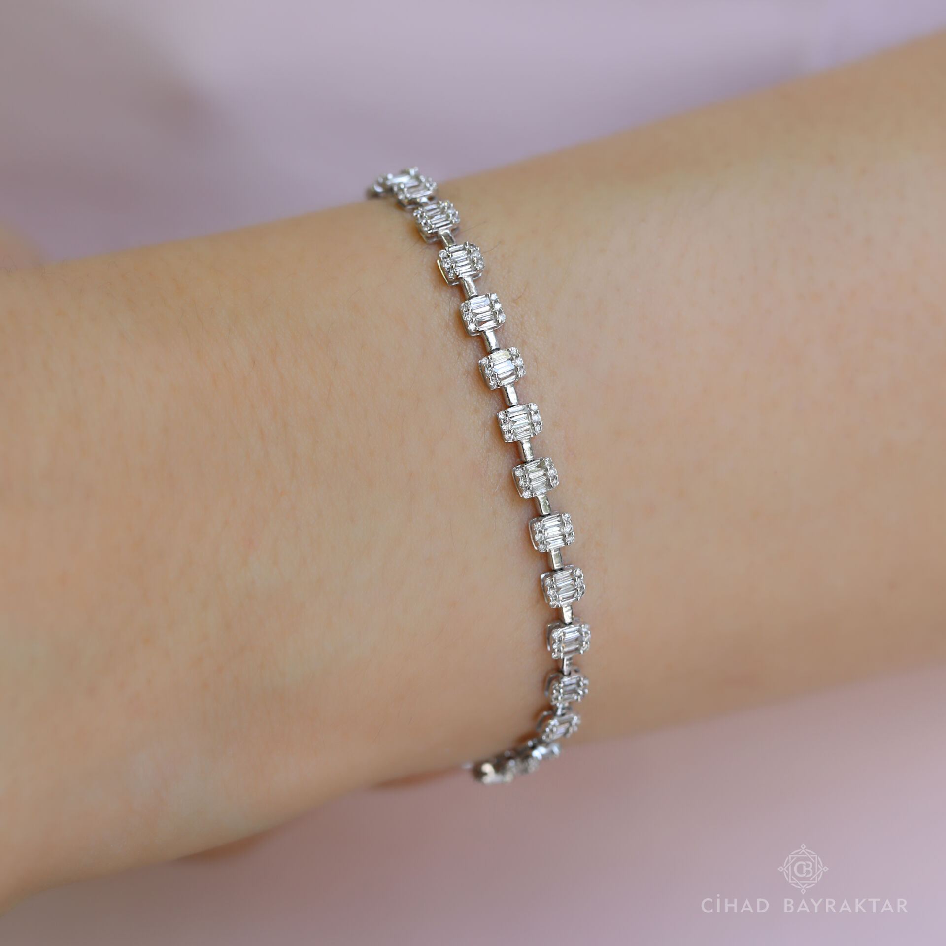 1.51 ct Pırlanta Baget Bileklik