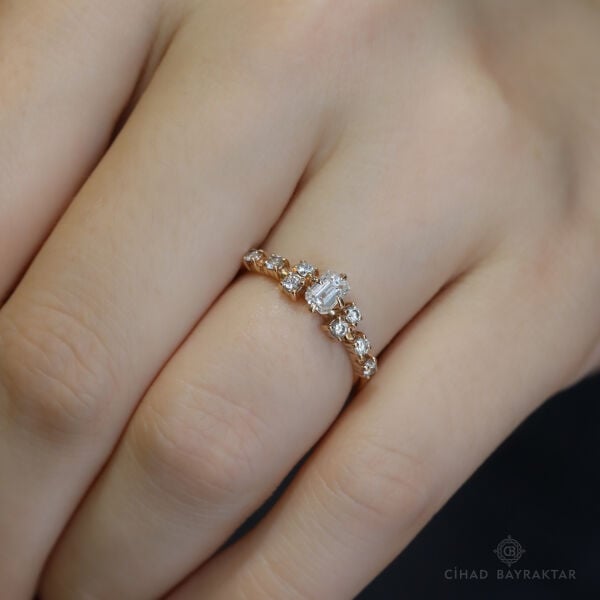 0.54 ct Pırlanta Vintage Yüzük