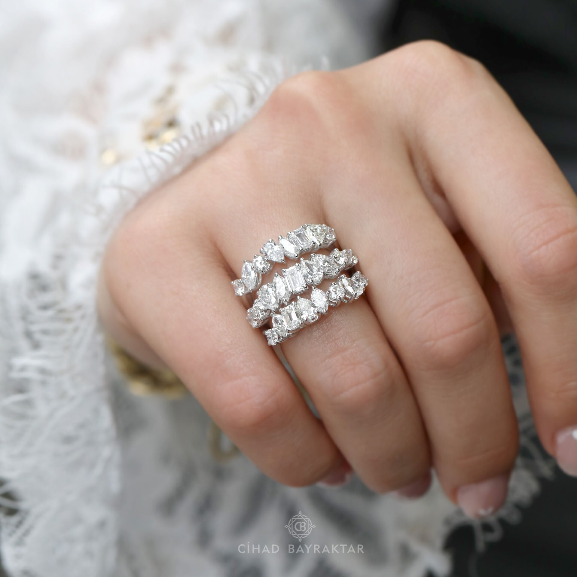 4,36 ct Pırlanta Flora Yüzük
