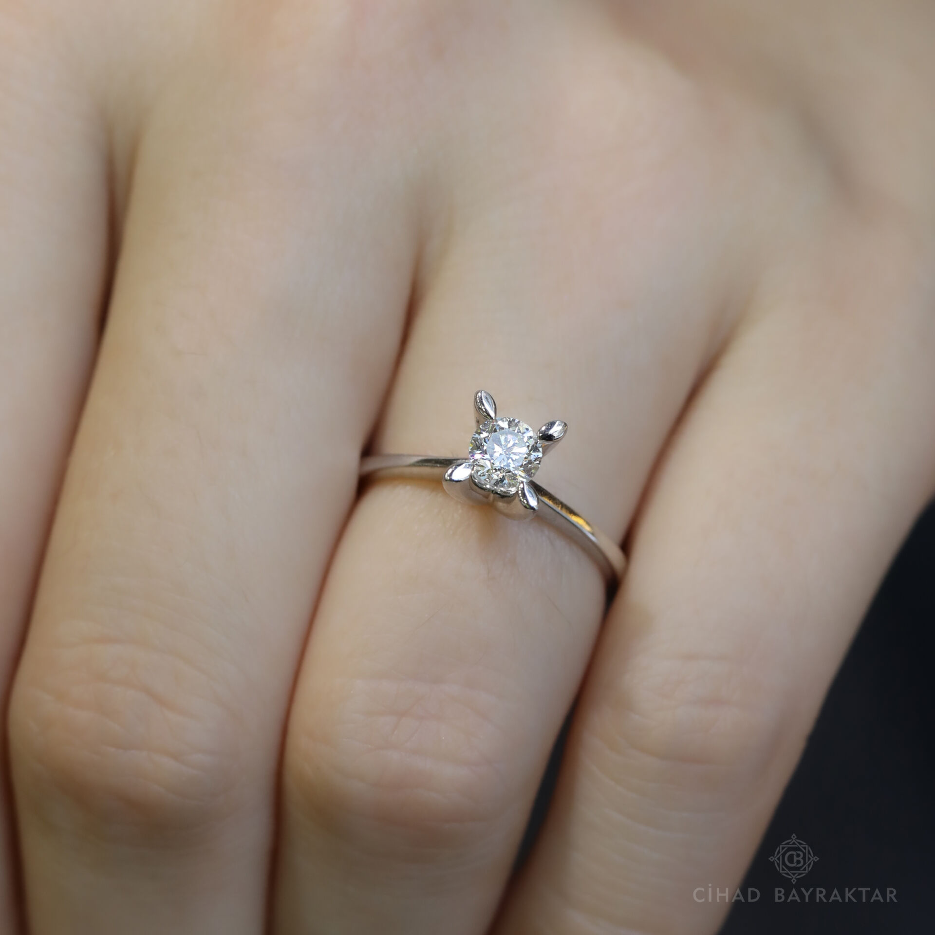 0.43 ct Pırlanta Tektaş Yüzük