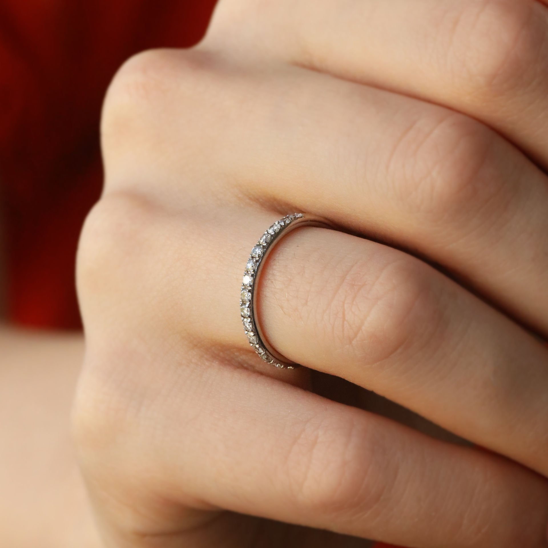 0,37 Ct. Yarımtur Pırlanta Yüzük