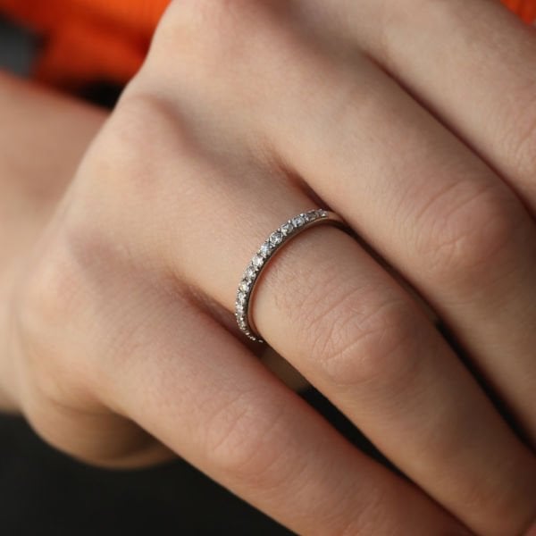 0,37 Ct. Yarımtur Pırlanta Yüzük