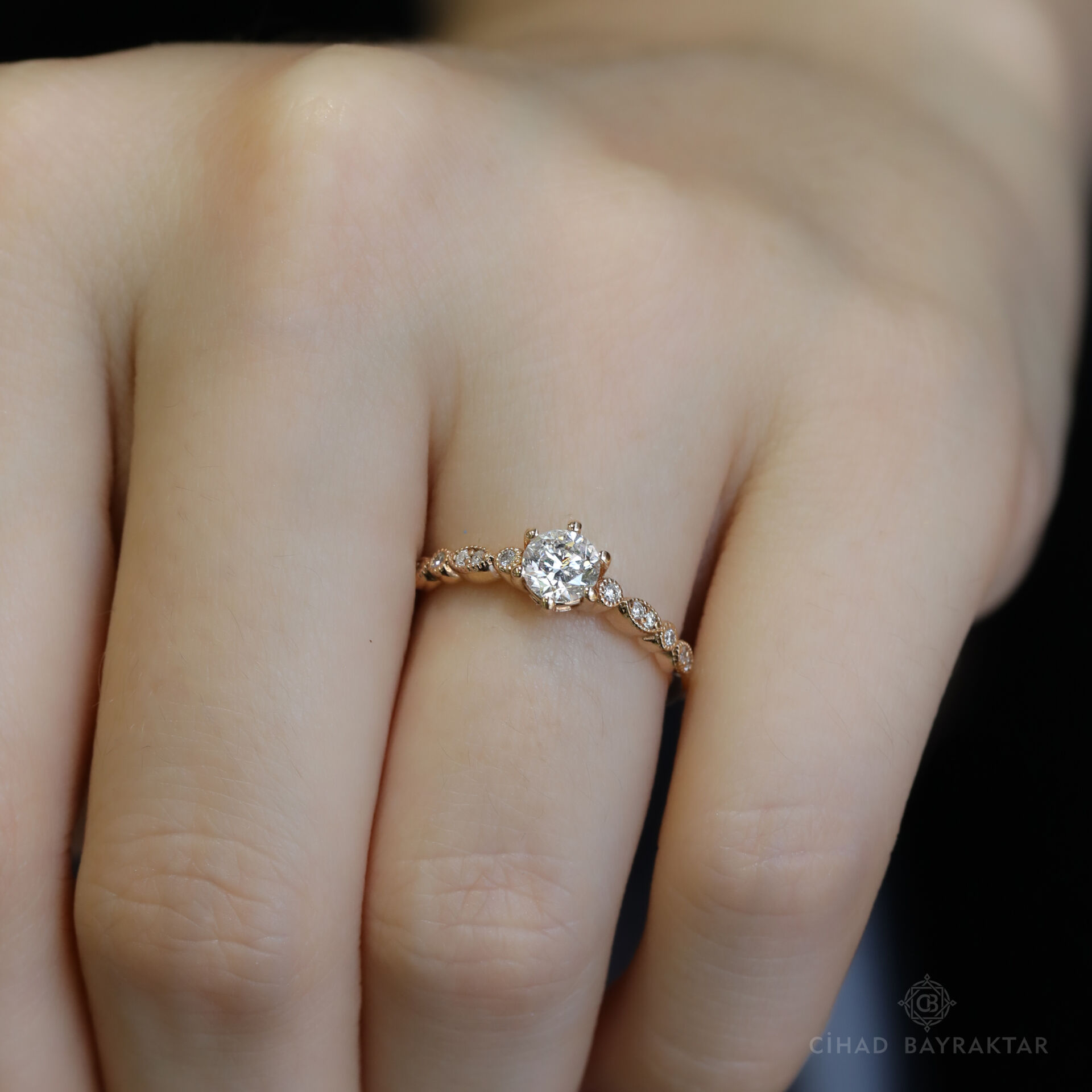0.60 ct Pırlanta Vintage Yüzük