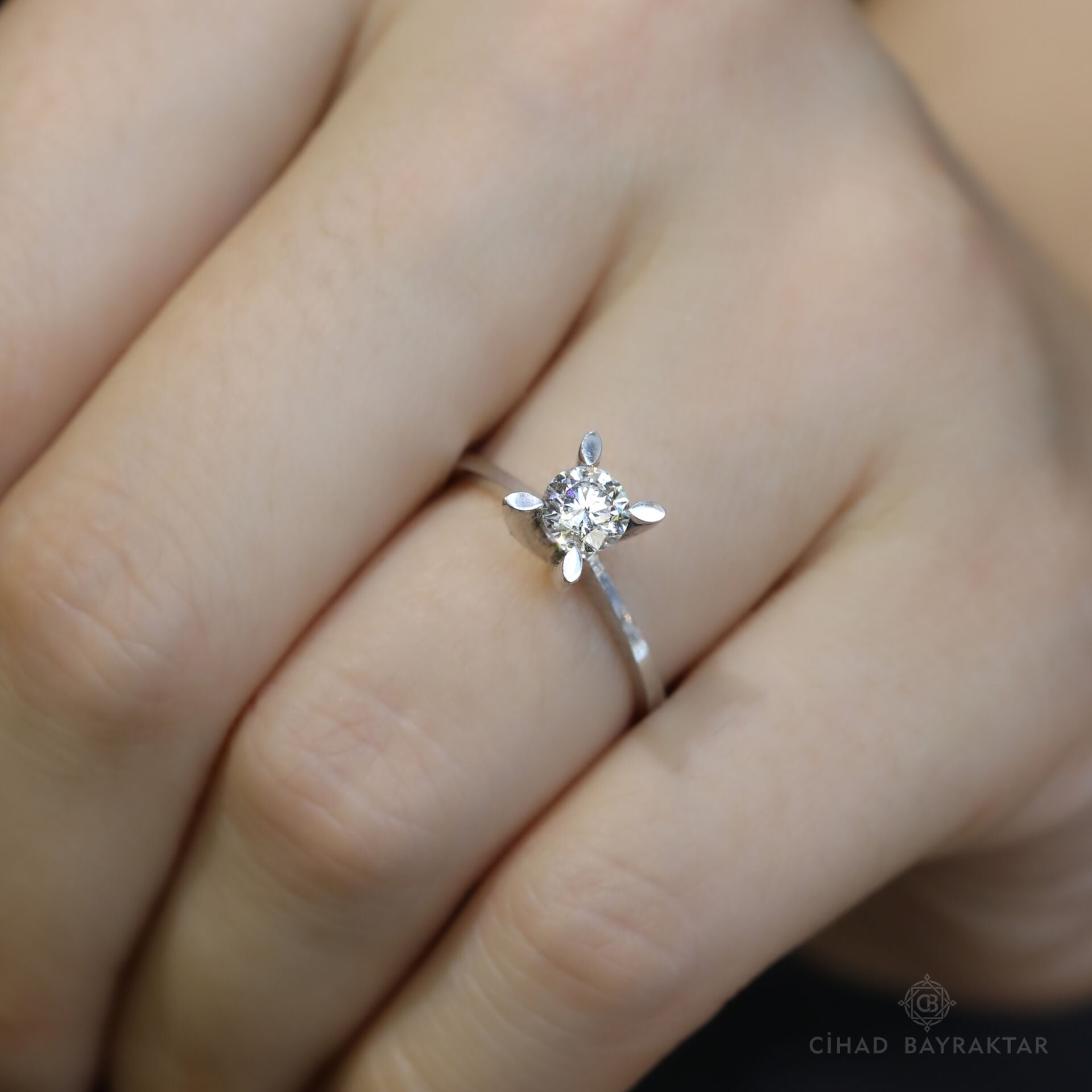 0.47 ct Pırlanta Tektaş Yüzük