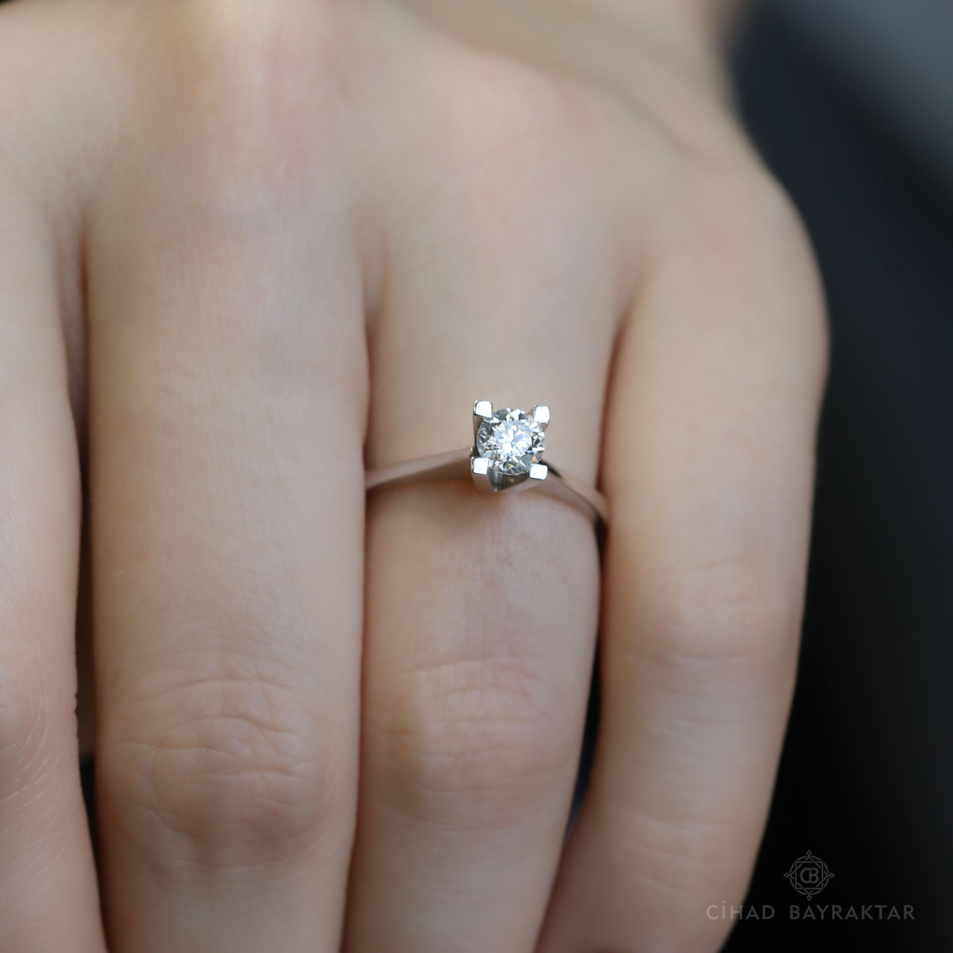 0.45 ct Pırlanta Tektaş Yüzük