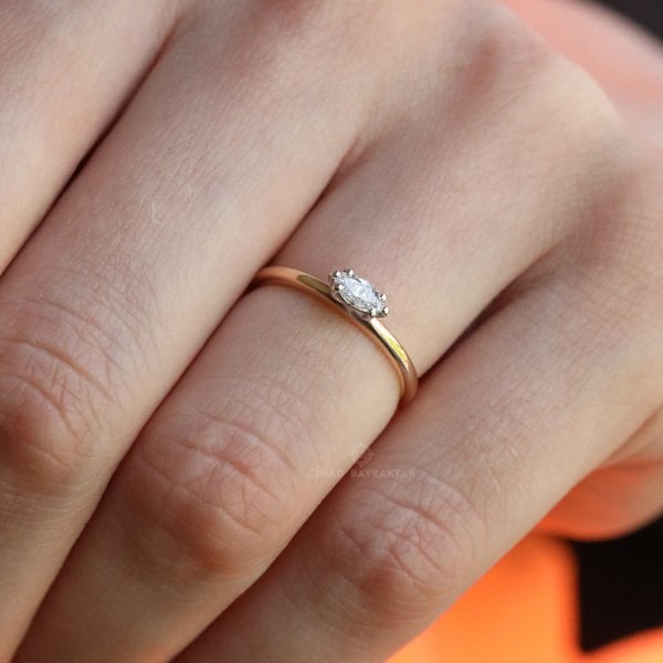 0,21 Ct. Tektaş  Pırlanta Yüzük